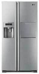 LG GS 7161AVJV, Americká Chladnička broušená ocel,NO FROST, 370/173 l, bar,automat na nápoje a led,Lineární kompreso