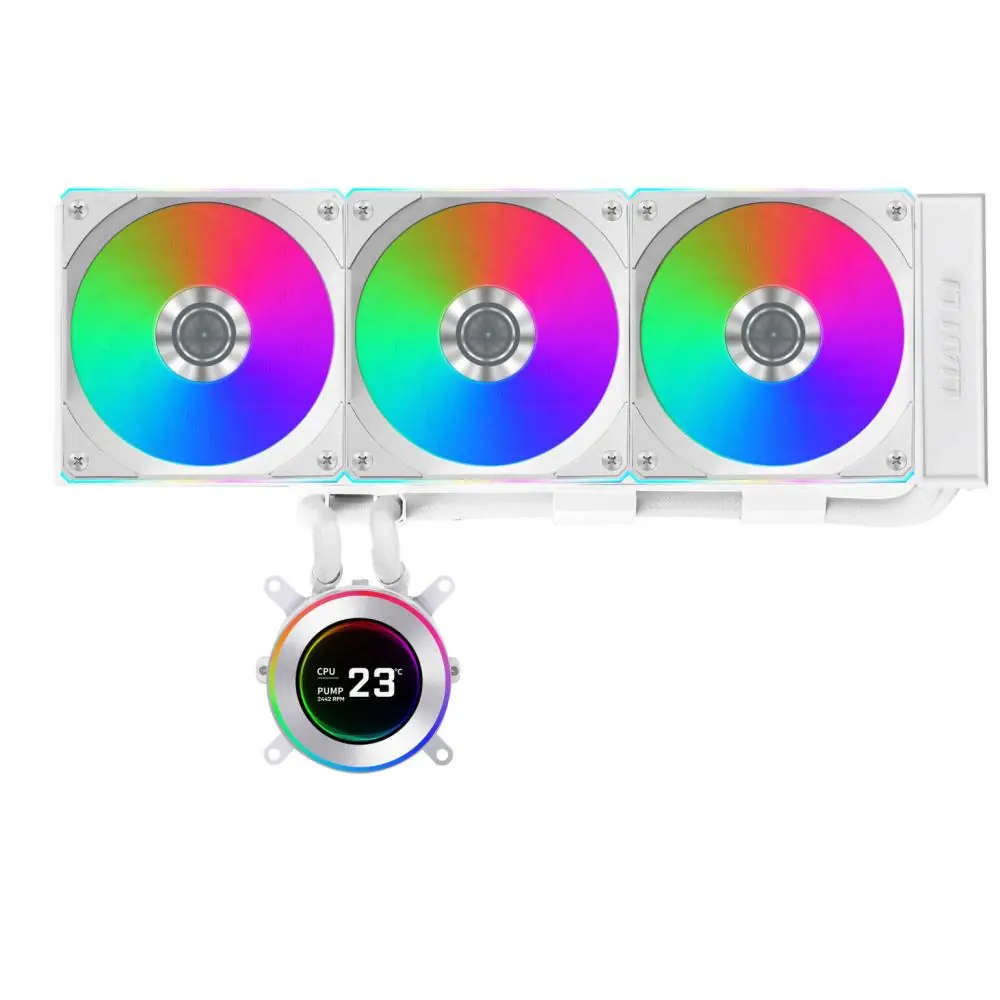 Lian Li HydroShift II LCD-C 360CL ARGB, bílá
