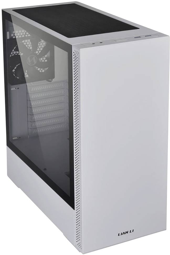 Lian Li LANCOOL 205 Midi Tower, tvrzené sklo - bílá