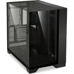 Lian Li O11 Vision Midi-Tower, tvrdené sklo, čierna