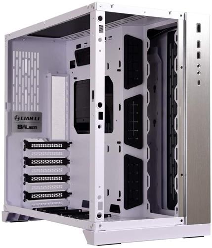 Lian Li O11DW Dynamic Midi-Tower, tvrzené sklo - bílá