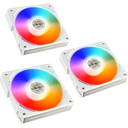 Lian Li UNI FAN AL120 RGB PWM 120mm ventilátor, 3Pack, regulátor, biely