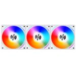 Lian Li UNI FAN AL120 RGB PWM ventilátor, 3-pack včetně regulátoru - 120mm, bílý