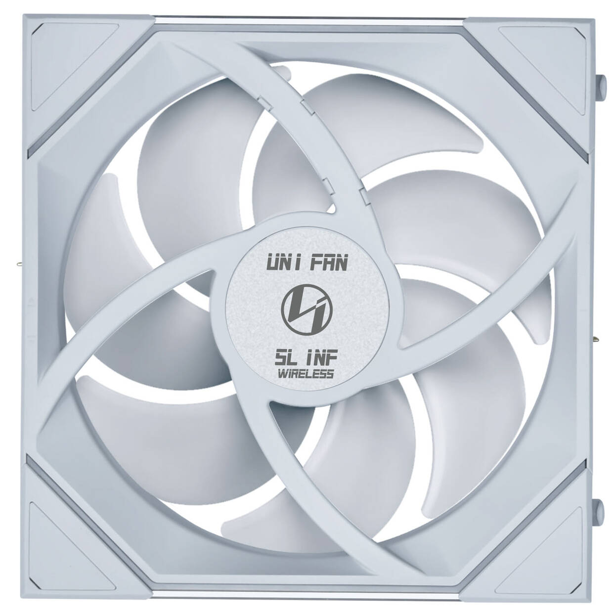 Lian Li UNI FAN SL-INF Wireless 140mm Reverse Blade RGB, bílá