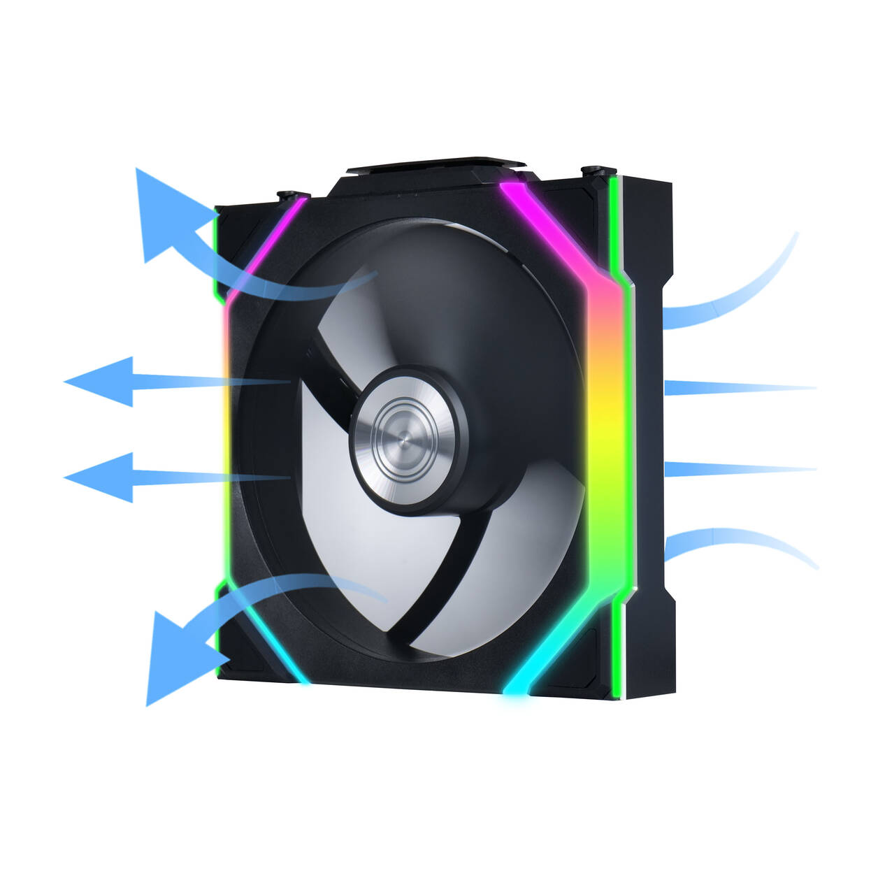 Lian Li UNI FAN SL Wireless Reverse 120mm, černá