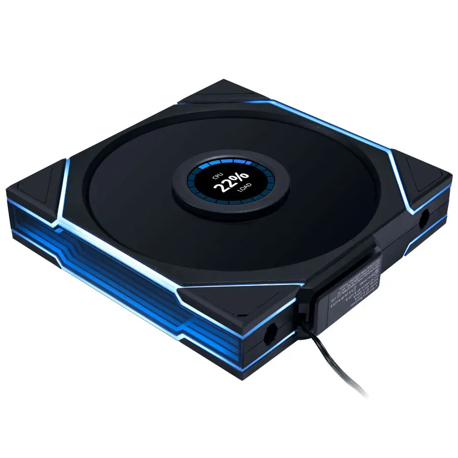 Lian Li UNI FAN TL LCD Wireless ARGB PWM Reverse Blade 140mm, černá