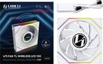Lian Li UNI FAN TL Wireless LCD 120 mm Reverse Blade, biela