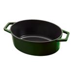 Liatinový pekáč BerlingerHaus Emerald Collection s vekom, 32 x 23 cm