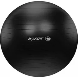 LifeFit Anti-Burst 85 cm, černý gymnastický míč