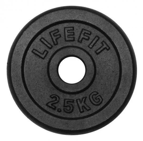 LifeFit Kotouč 2,5kg, kovový, pro 30mm tyč
