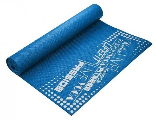 LifeFit Slimfit, 173x58x0,4 cm, modrá gymnastická podložka