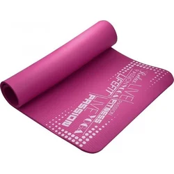 LifeFit Yoga Mat Exclusive, 100x60x1cm, bordová podložka
