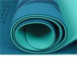 LIFEFIT YOGA MAT LOTOS DUO, 183x58x0,6cm, tyrkysová