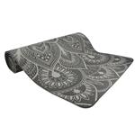 LIFEFIT YOGA MAT MANDALA DUO, 183x58x0,6cm, čierna