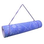 LIFEFIT YOGA MAT MANDALA DUO, 183x58x0,6cm, modrá