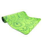 LIFEFIT YOGA MAT MANDALA DUO, 183x58x0,6cm, zelená