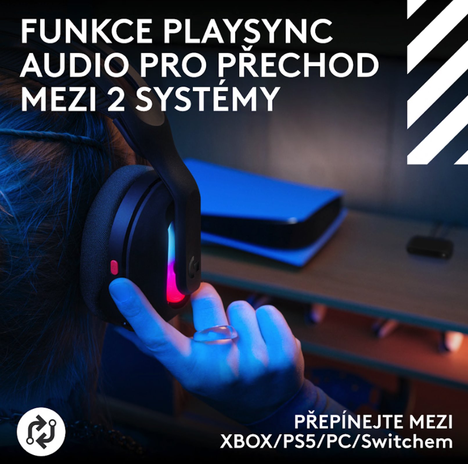 Logitech A20X, černá