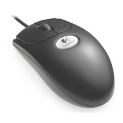 Logitech B58 Black Opti - 3-tl.+kol., USB/PS2, OEM