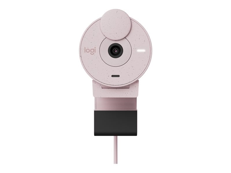 Logitech BRIO 300, Full HD webová kamera, ružová