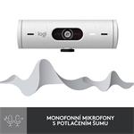 Logitech BRIO 500, webová kamera s rozlíšením Full HD, biela