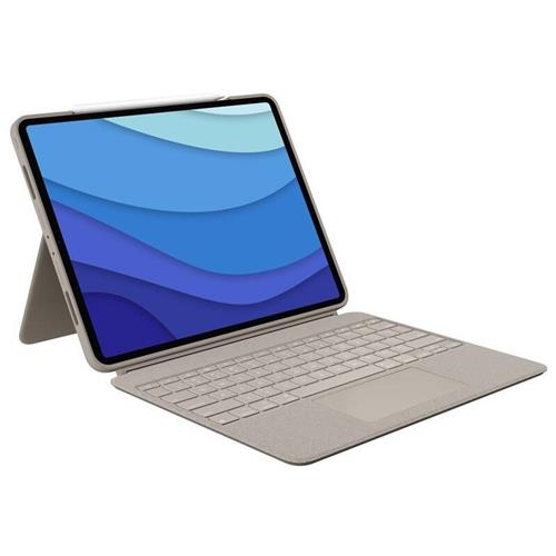 Logitech Combo Touch pre iPad Pro 11" (1., 2., 3. generácia), béžová - SK