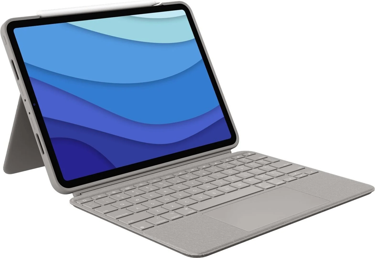 Logitech Combo Touch pre iPad Pro 11" (1., 2., 3. generácia), piesková - US INTL