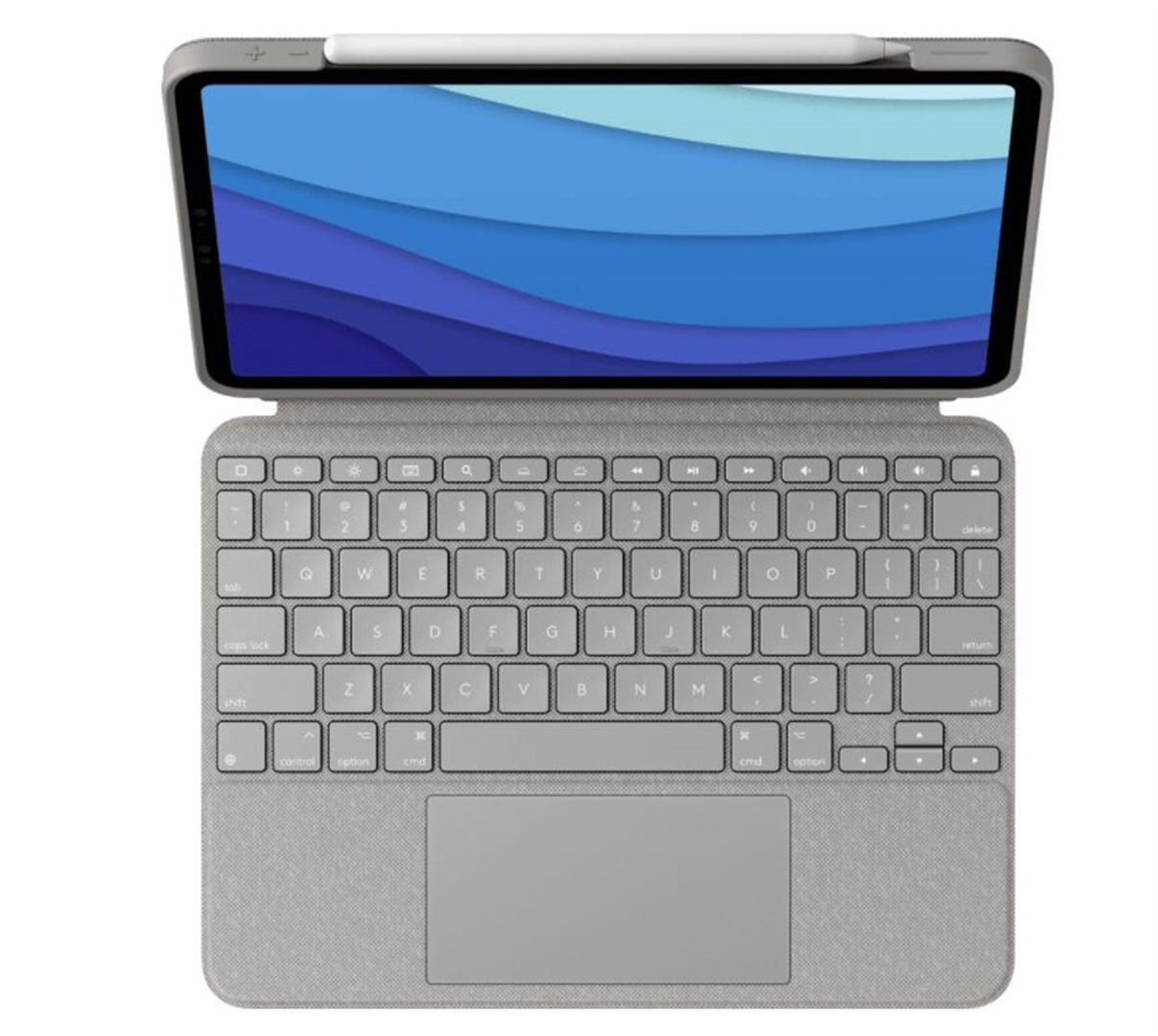 Logitech Combo Touch pro iPad Pro 12,9" (5. gen), písková - CZ