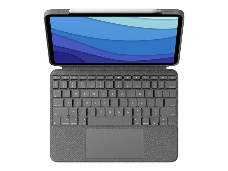 Logitech Combo Touch pro iPad Pro 12,9" (5. gen), šedá - CZ