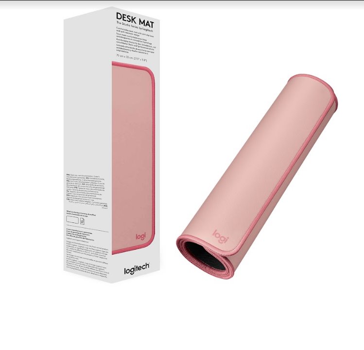 Logitech Desk Mat Studio Series - DARKER ROSE