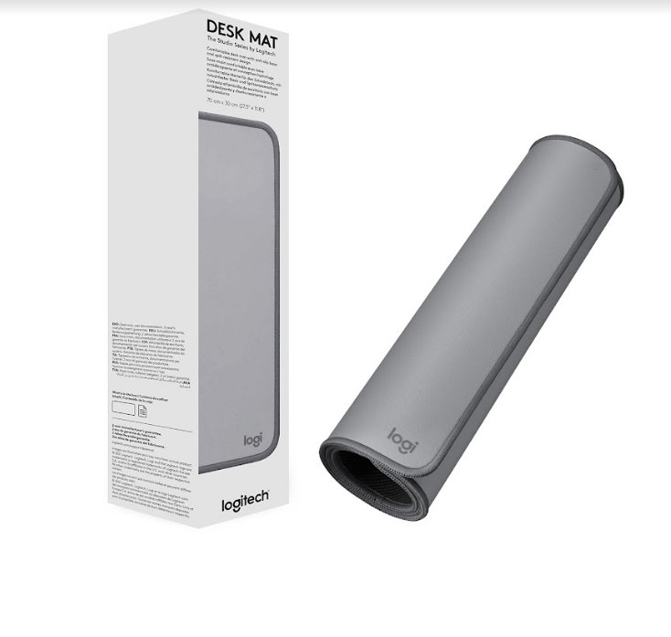 Logitech Desk Mat Studio Series - MID GREY