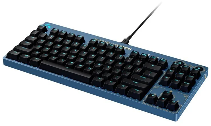 Logitech G Pro League of Legends edition, USA, dotykové ovládanie