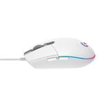 Logitech G203 Lightsync, biela
