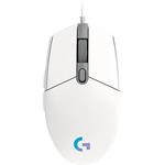 Logitech G203 Lightsync, biela