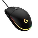 Logitech G203 Lightsync, čierna