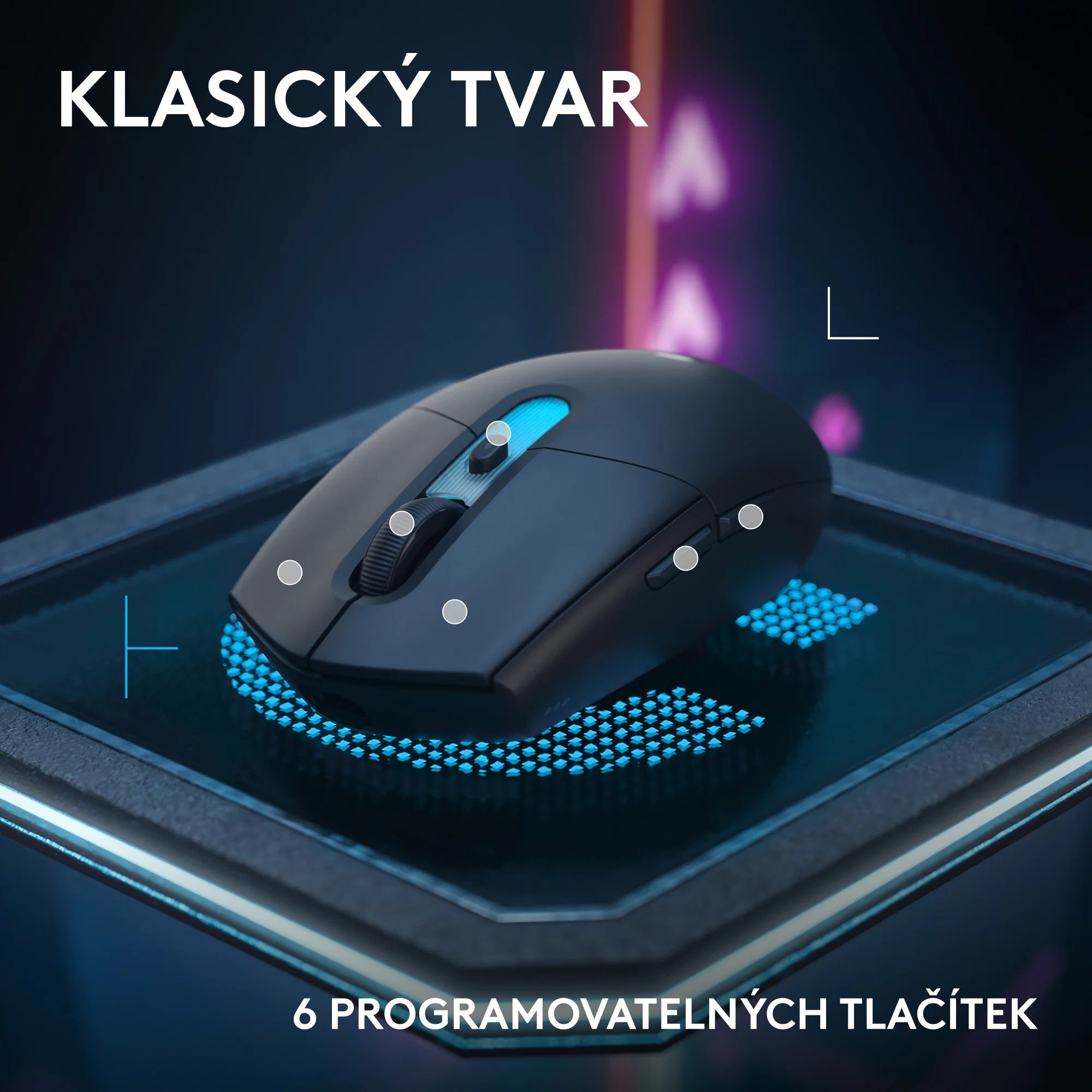 Logitech G305 X SUPERLIGHT, černá
