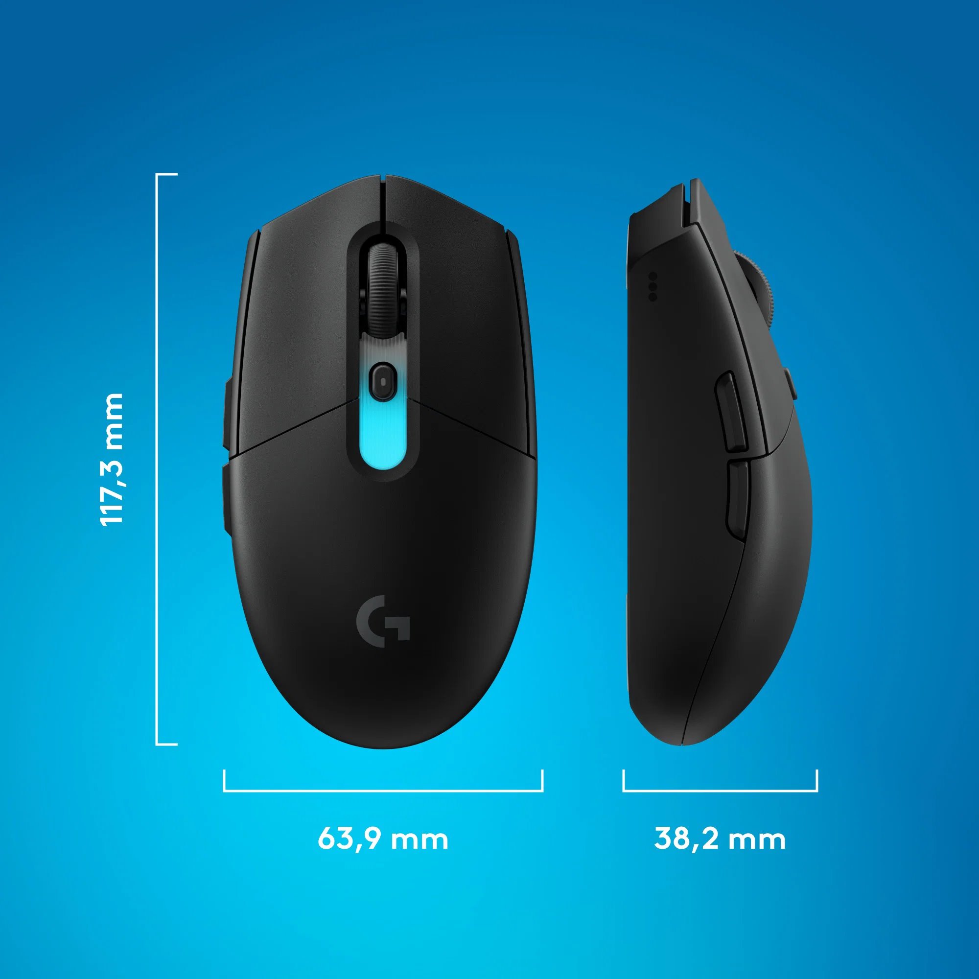 Logitech G305 X SUPERLIGHT, čierna