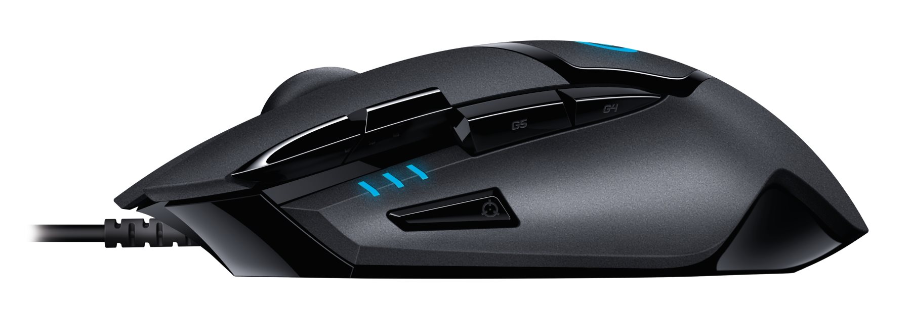 Logitech G402 Hyperion Fury herní myš - černá/modrá