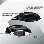 Logitech G502 X Gaming Mouse, černá