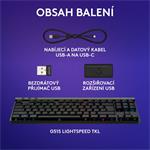 Logitech G515 TKL Lightspeed CZ/SK, černá, bezdrátová