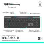 Logitech K980 Signature Slim Solar, Graphite - CZ/SK