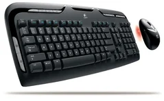 Logitech klávesnice Cordless Desktop EX110 CZ, USB/PS2, bezdrátová s myší