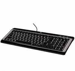Logitech klávesnice Ultra Flat Keyboard, CZ verze, USB/PS2