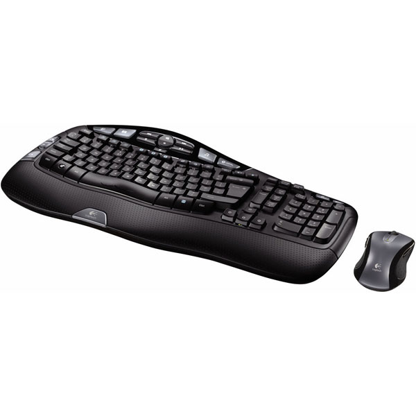 Logitech klávesnice Wave Desktop, CZ verze, bezdrátová s myší