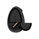 Logitech Lift Left Vertical Ergonomic Mouse Graphite - vertikálna myš pre ľavákov