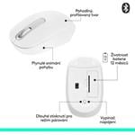Logitech M196 - myš Bluetooth, biela