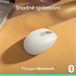 Logitech M196 - myš Bluetooth, biela