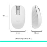 Logitech M196 - myš Bluetooth, biela