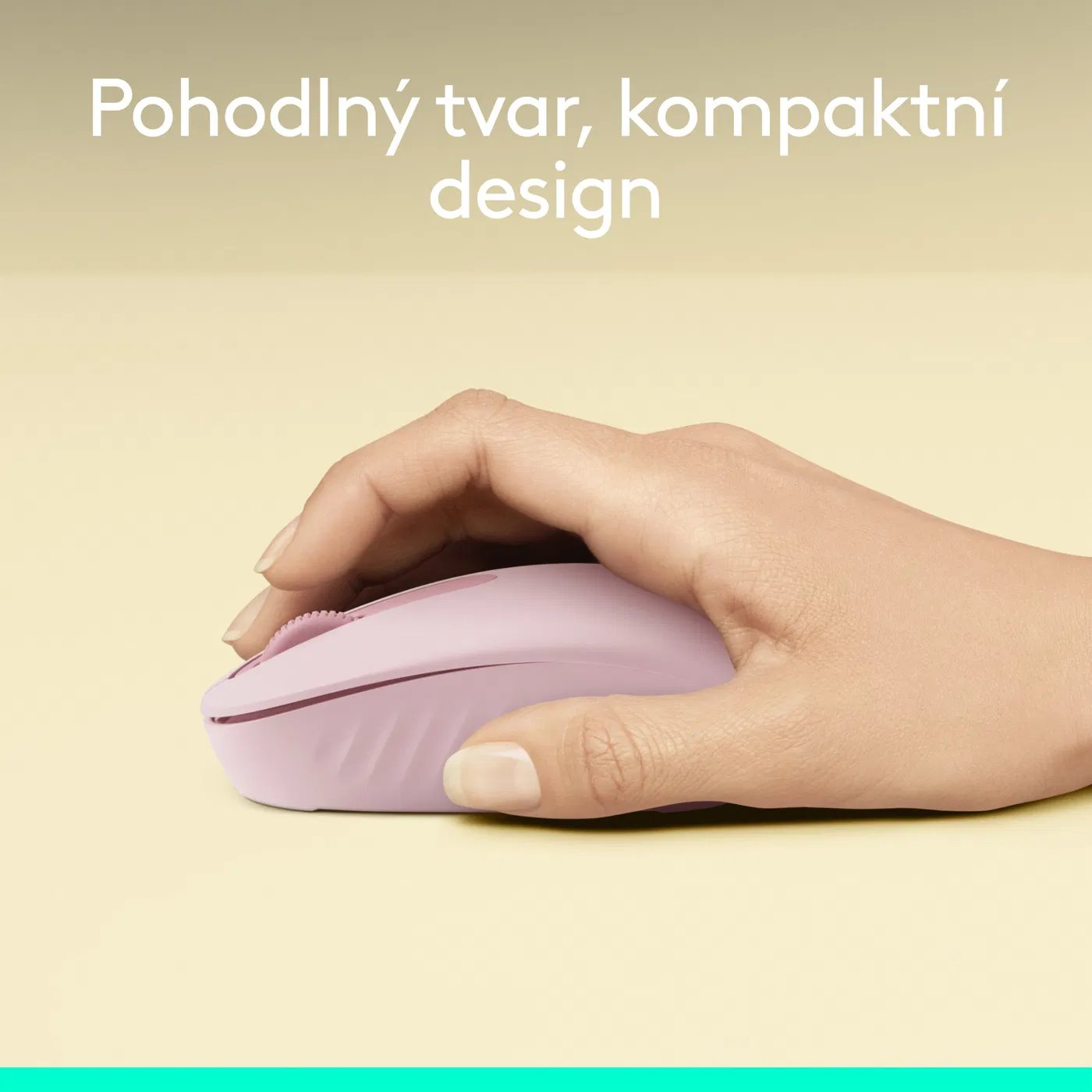 Logitech M196 - myš Bluetooth, ružová