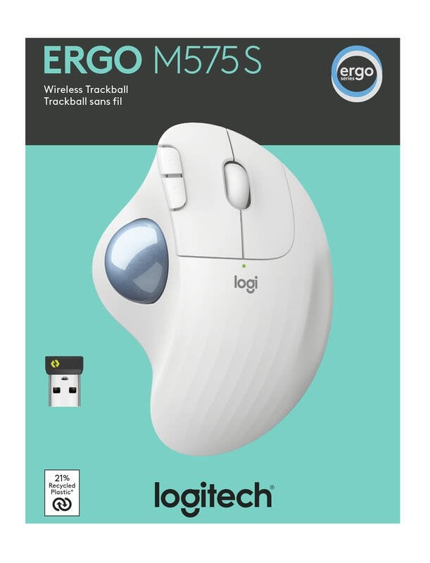 Logitech M575s, sivobiela