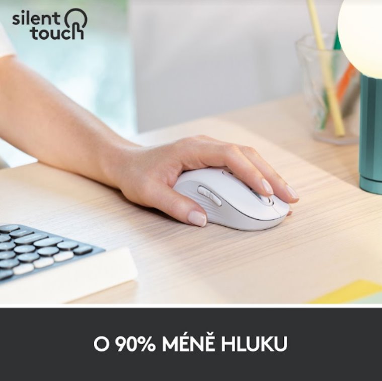 Logitech M650 L ľavý Off-white